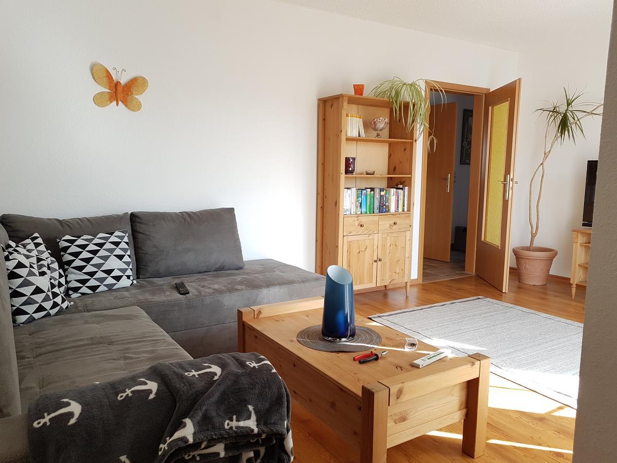 Pension Am Deich Kröslin Esterno foto